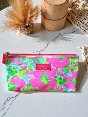 Lilly Pulitzer x Estée Lauder Collab Plastic Makeup Bag